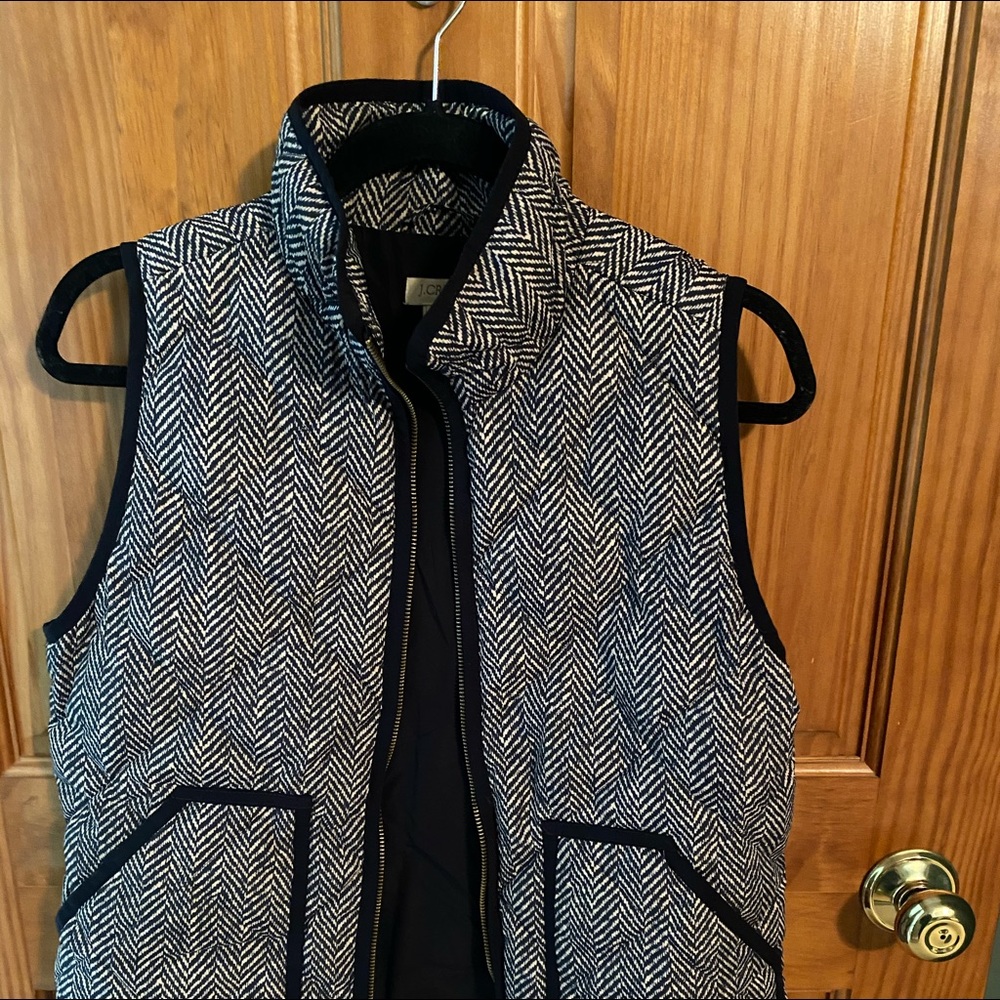 J. Crew herringbone vest